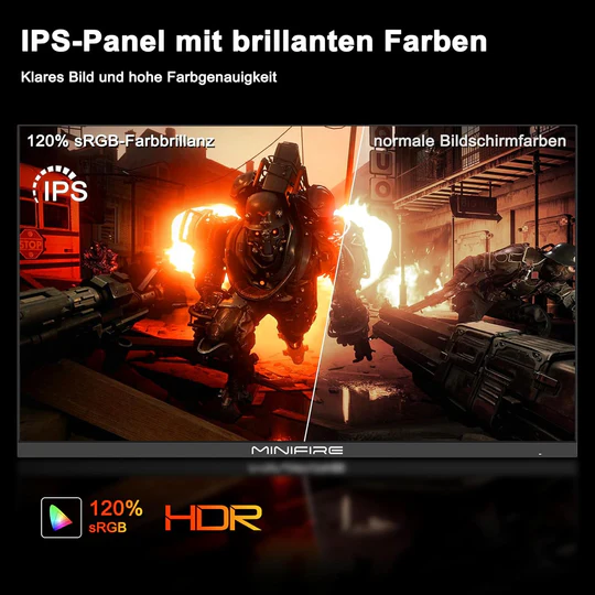 Brand New Gaming Monitor MINIFIRE 27 inch FHD IPS 180HZ HDMI DP MFG27F4Q - Image 4